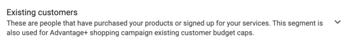 Existing Customers